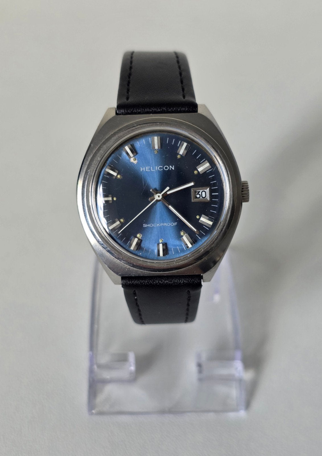 Helicon Handmatig Horloge - Vintage, Overige merken, Staal, Polshorloge, Ophalen of Verzenden