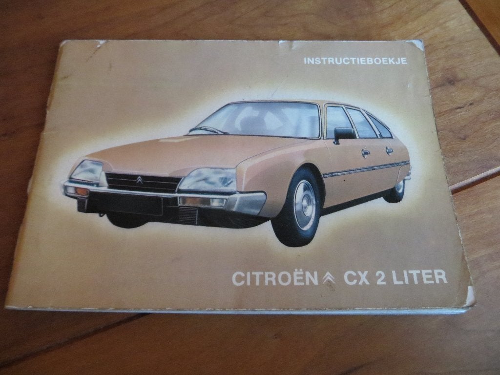 Instructieboek Citroen CX 2 liter, CX break 1984, Ophalen of Verzenden