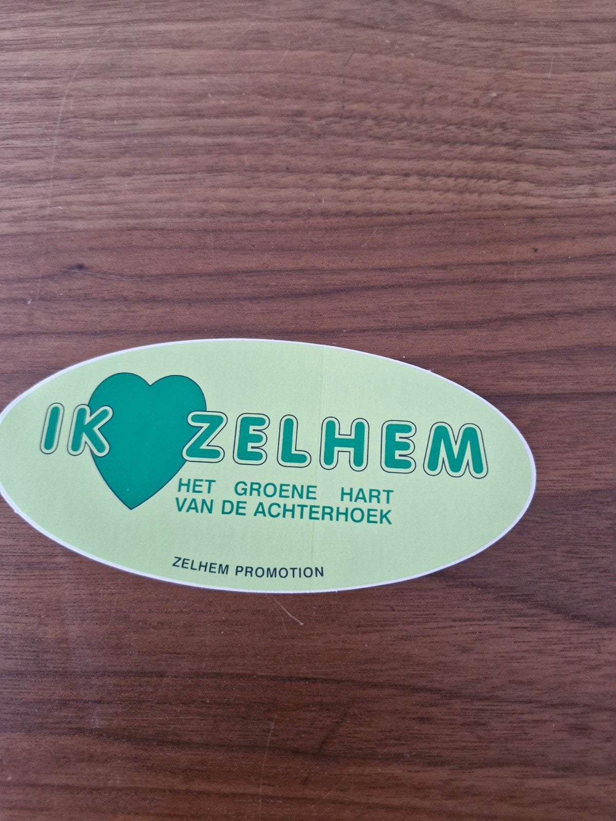 10566 Sticker 'Ik Zelhem-Het Groene Hart van de Achterhoek', Ophalen of Verzenden, Nieuw, Overige typen