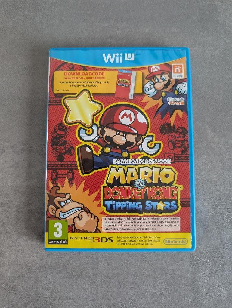 Mario vs donkey kong tipping stars Wii u / new / unused, Puzzel en Educatief, 1 speler, Ophalen of Verzenden, Zo goed als nieuw