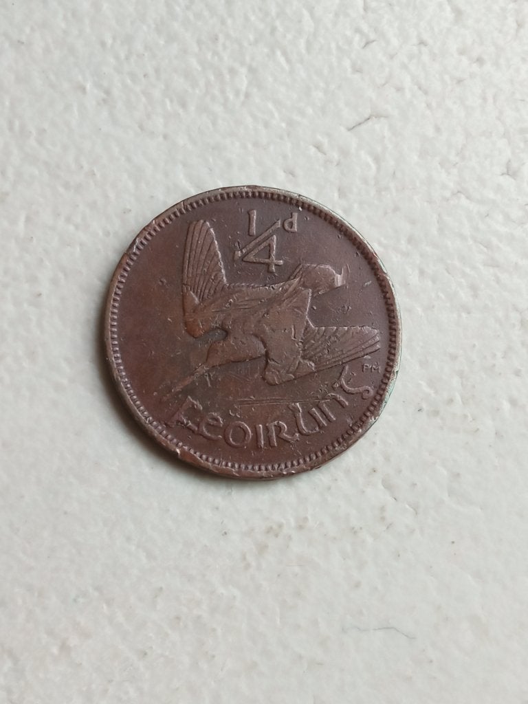 Ierland 1 farthing 1939., Ophalen of Verzenden, Overige landen, Losse munt