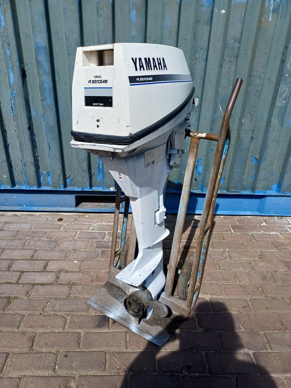 Yamaha 9.9 pk 4 takt Hightrust langstaart, Ophalen, Gebruikt, 5 tot 10 pk, Viertaktmotor