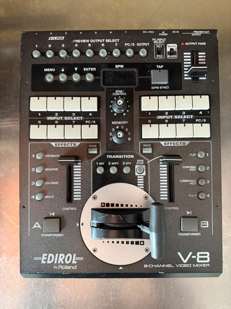 Edirol V8 Video mixer VJ analoog digitaal ️️️️️, Gebruikt, Overige soorten, Minder dan 8x, Ophalen