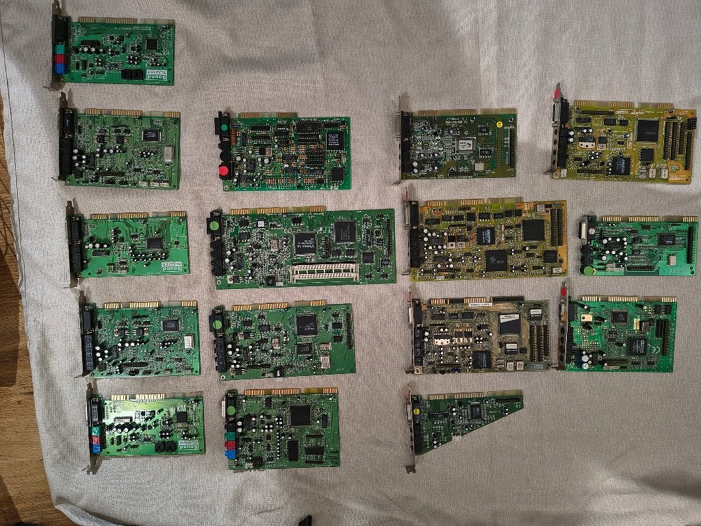 Vintage ISA geluidskaarten – Creative Sound Blaster, etc, Computers en Software, Geluidskaarten, Ophalen of Verzenden, Gebruikt