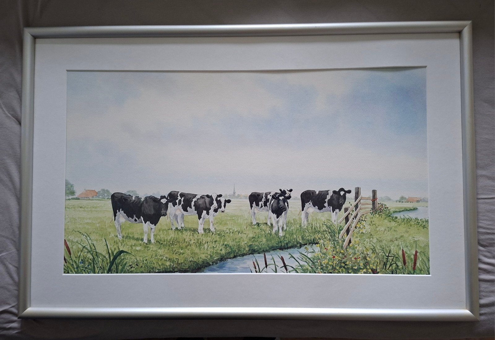 Reproductie van Wiebe van der Zee, Ophalen, Zo goed als nieuw, 83 cm, 55 cm