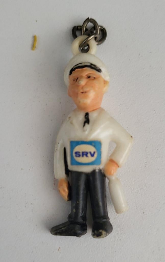 Vintage SRV Sleutelhanger - Melkboer Figuurtje, Ophalen of Verzenden, Gebruikt, Knuffel of Figuurtje