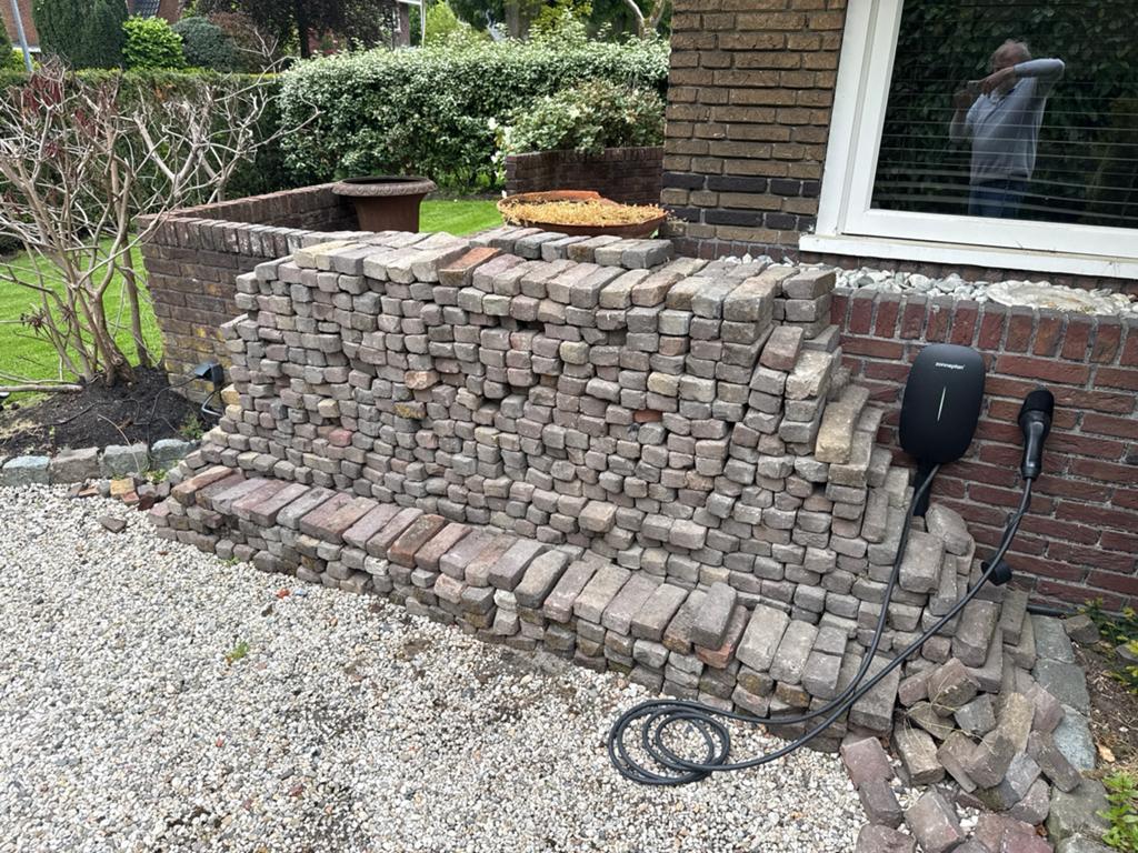 Gebruikte bakstenen voor tuin of bestrating, Ophalen, Gebruikt, Bakstenen