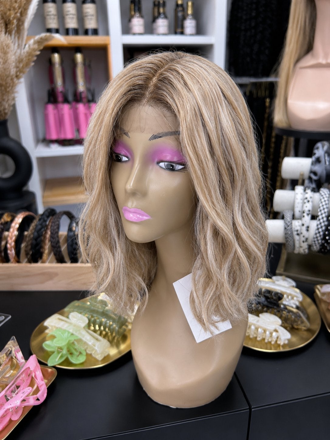 Hoogwaardige echt haar pruik lace wig met 50% korting, Ophalen of Verzenden, Nieuw, Pruik of Haarverlenging