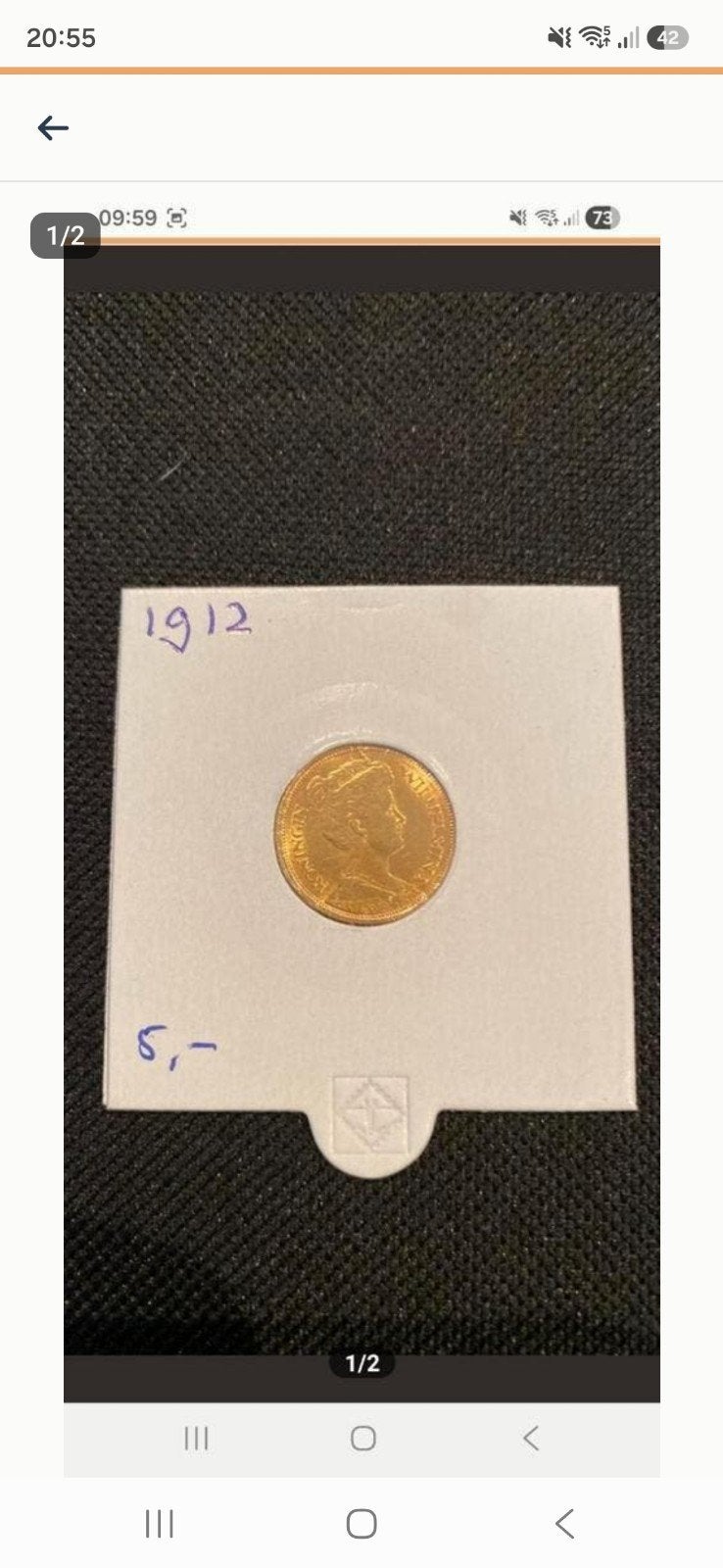 Wilhelmina 5 gulden 1912  0.900/3.025, Ophalen of Verzenden, Koningin Wilhelmina, 5 gulden, Goud