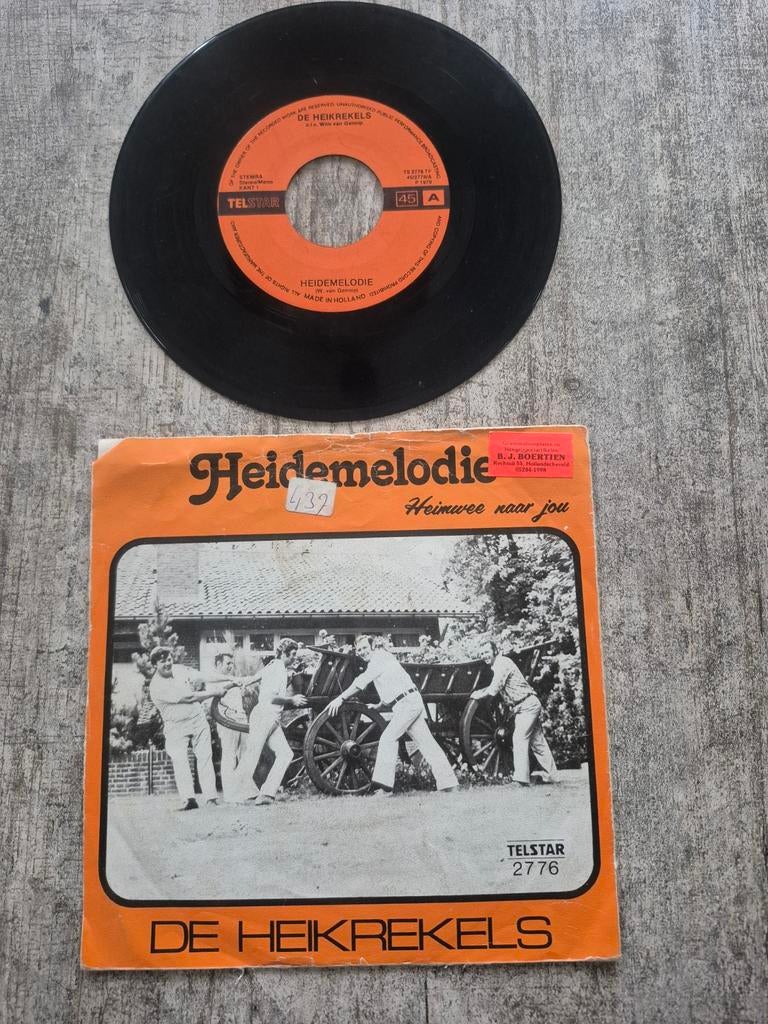 De heikrekels- heidemelodie/ heimwee naar jou, Ophalen of Verzenden, Zo goed als nieuw, Overige formaten, Levenslied of Smartlap