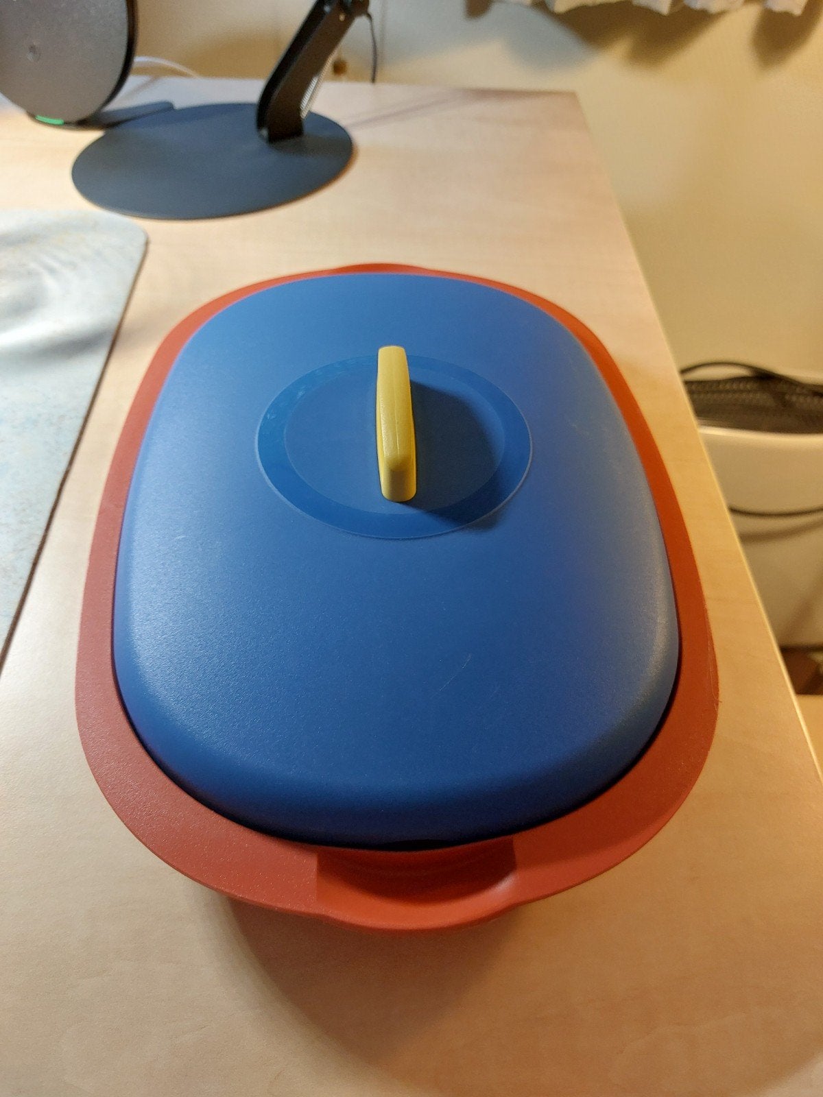 Tupperware magnetronschaal 400 ml met deksel, Gebruikt, Overige kleuren, Schaal, 400 ml