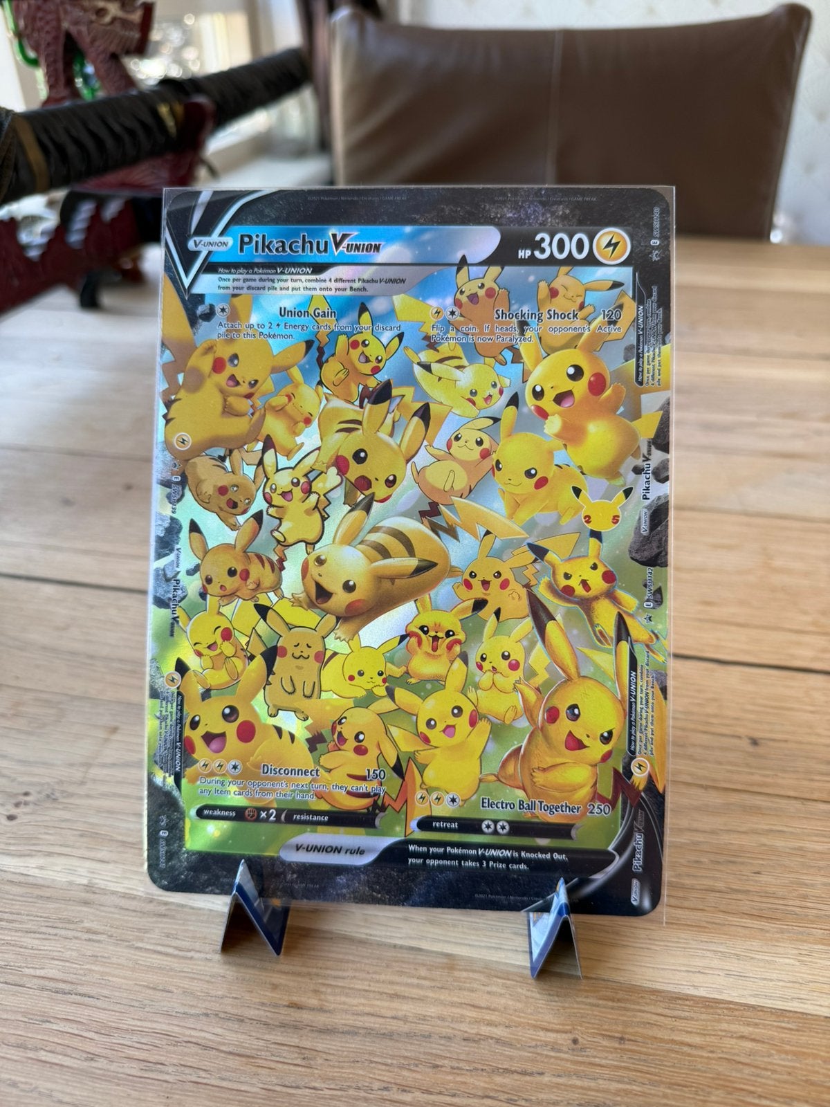 Pikachu V-UNION (SWSH) - Pokemon Jumbo Kaart, Ophalen of Verzenden, Nieuw, Losse kaart