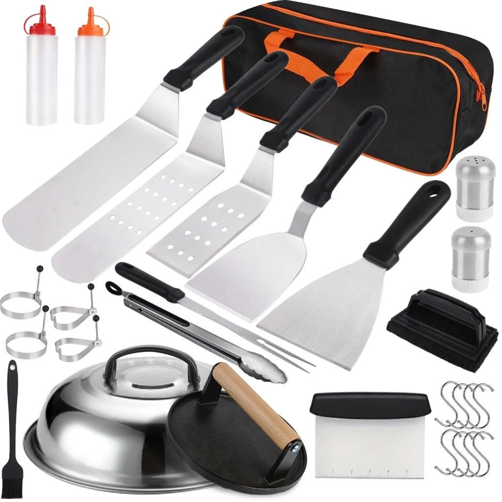 Luxe Barbecue / Grill bestek set 29 delig van RVS, Ophalen of Verzenden, Nieuw