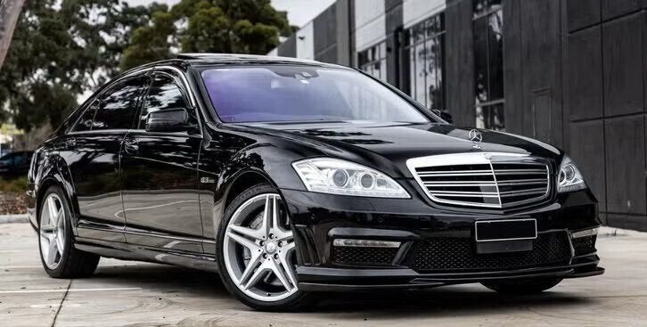 Originele 20 inch mercedes AMG velgen banden S-klasse W221, Gebruikt, 275 mm, Banden en Velgen, Germany