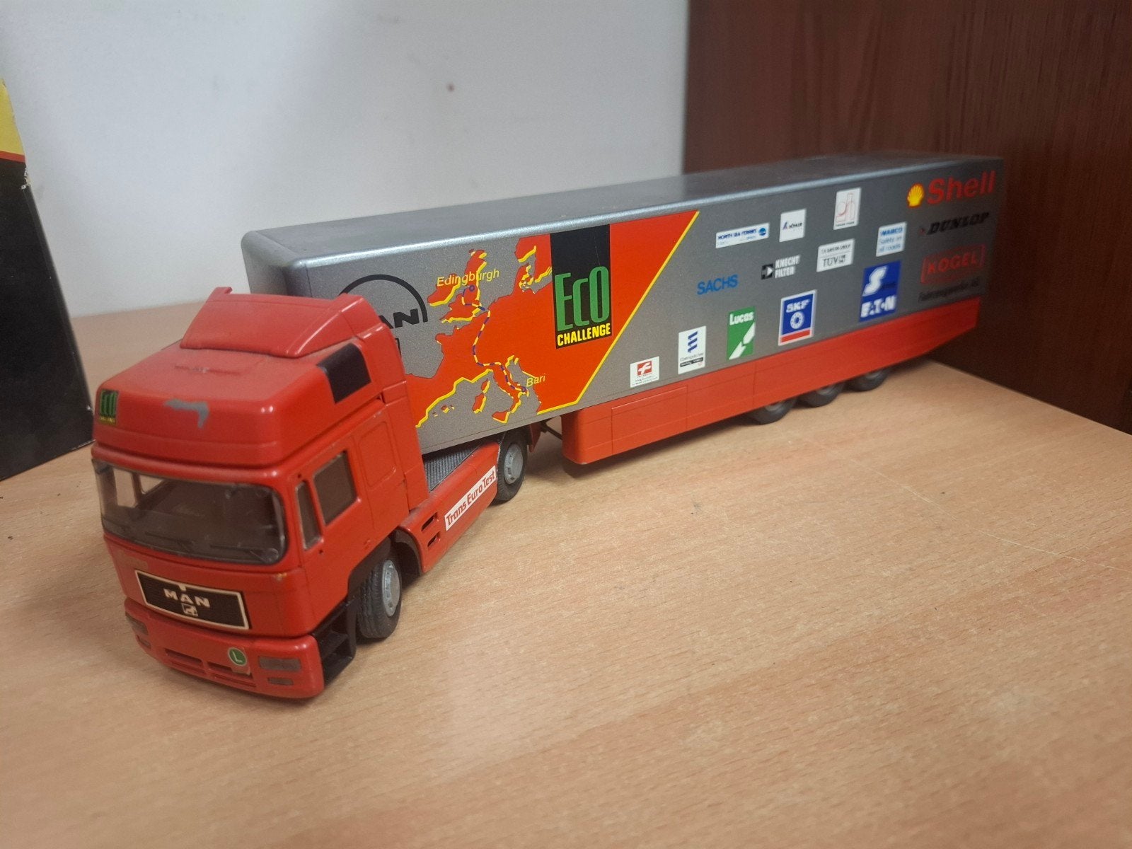 Man F2000 Eco Challenge Conrad 1:50, Ophalen of Verzenden, Bus of Vrachtwagen, Conrad