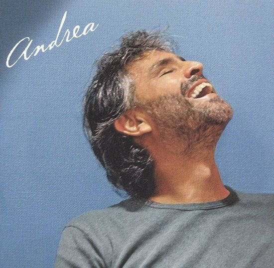 Andrea Bocelli - Andrea, Ophalen of Verzenden, Zo goed als nieuw, Pop, Album