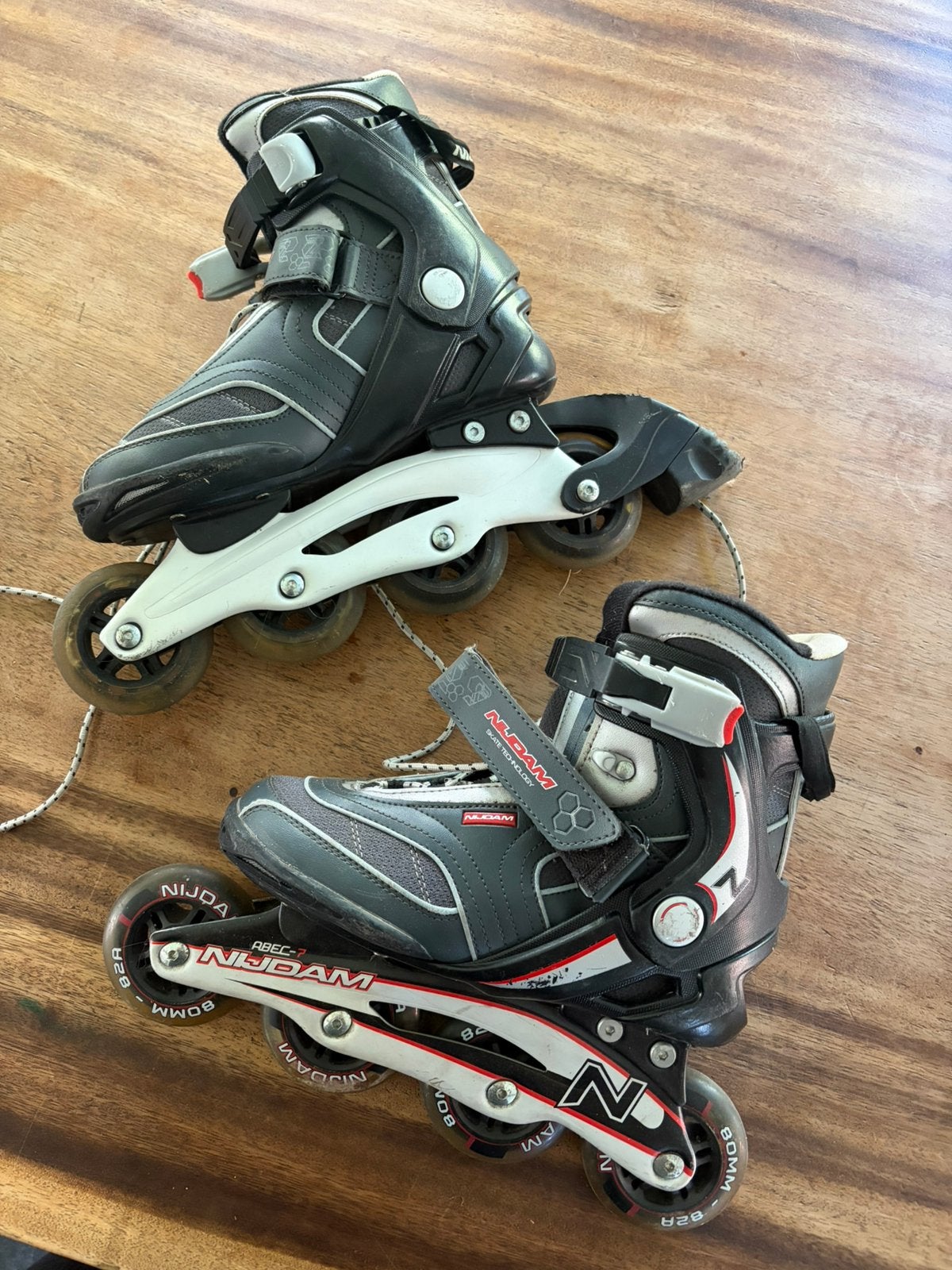 Nijdam inline skates maat 38, Overige merken, Gebruikt, Kinderen, Ophalen of Verzenden