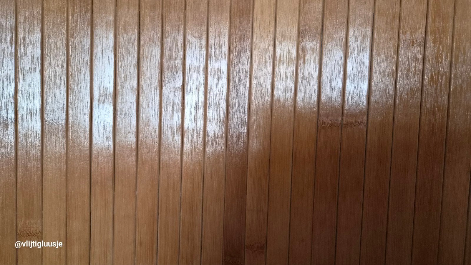 Roomdivider bamboe, Ophalen