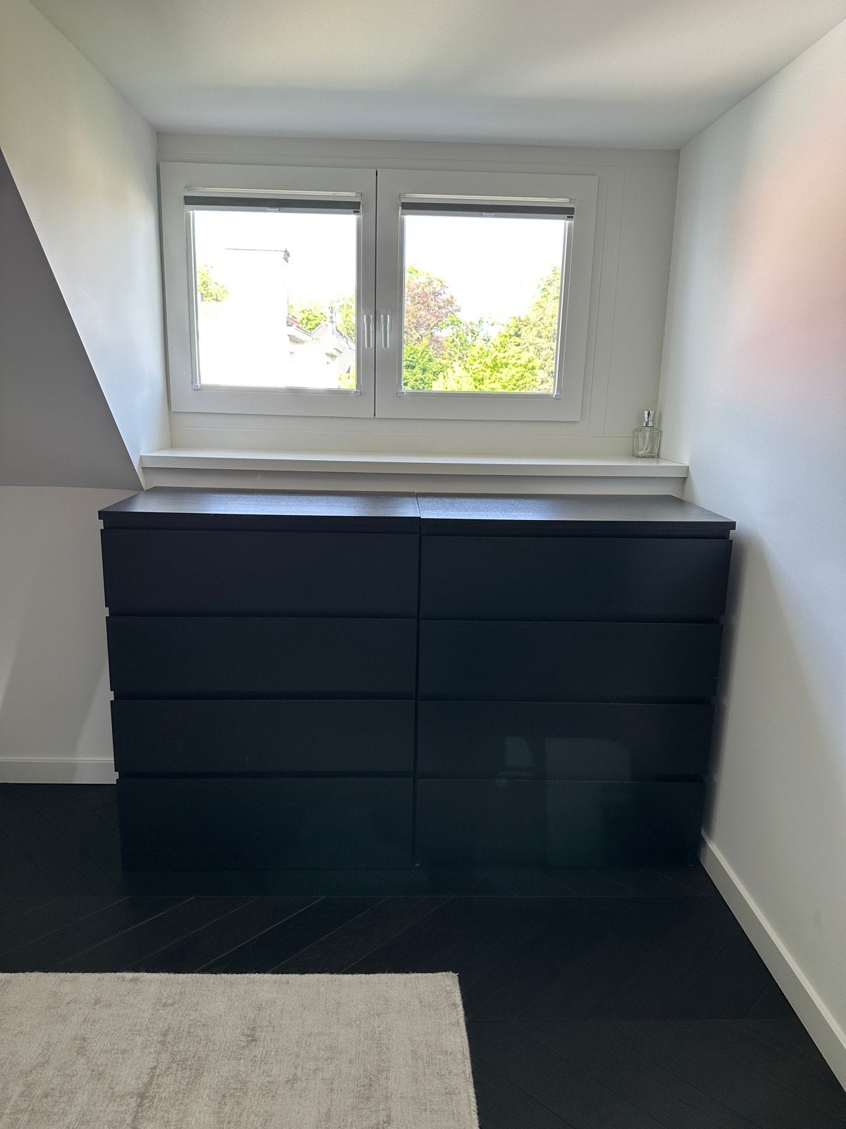 2x IKEA Malm ladekasten zwart/donkerbruin hout, Huis en Inrichting, Kasten | Ladekasten, Ophalen, 5 laden of meer, 100 tot 150 cm