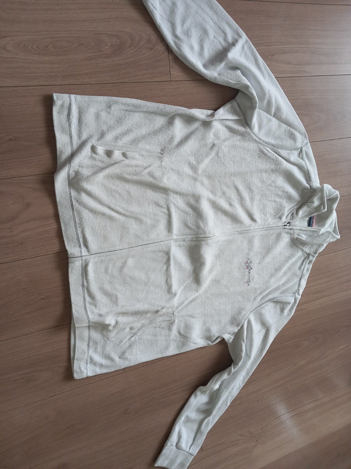 Dames huispak, Ophalen of Verzenden, Zo goed als nieuw, Maat 46/48 (XL) of groter, Wit