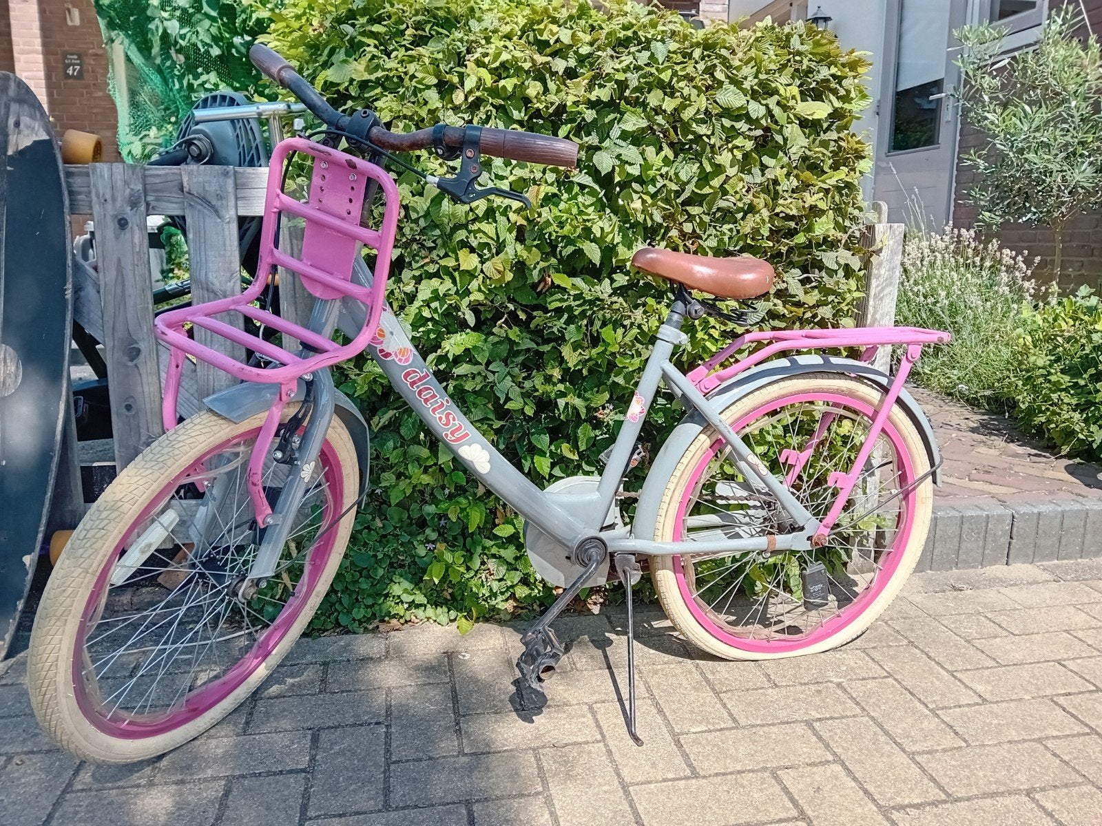 Meisjesfiets • 20 inch, Ophalen, Gebruikt, Handrem, Daisy