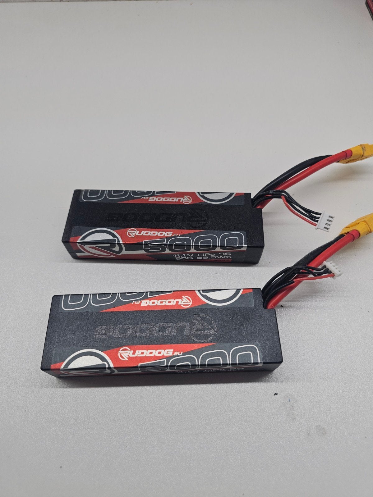 Ruddog 5000mAh 11.1V LiPo 3S accu's (2 stuks), Elektro, Nieuw, Ophalen of Verzenden, Onderdeel