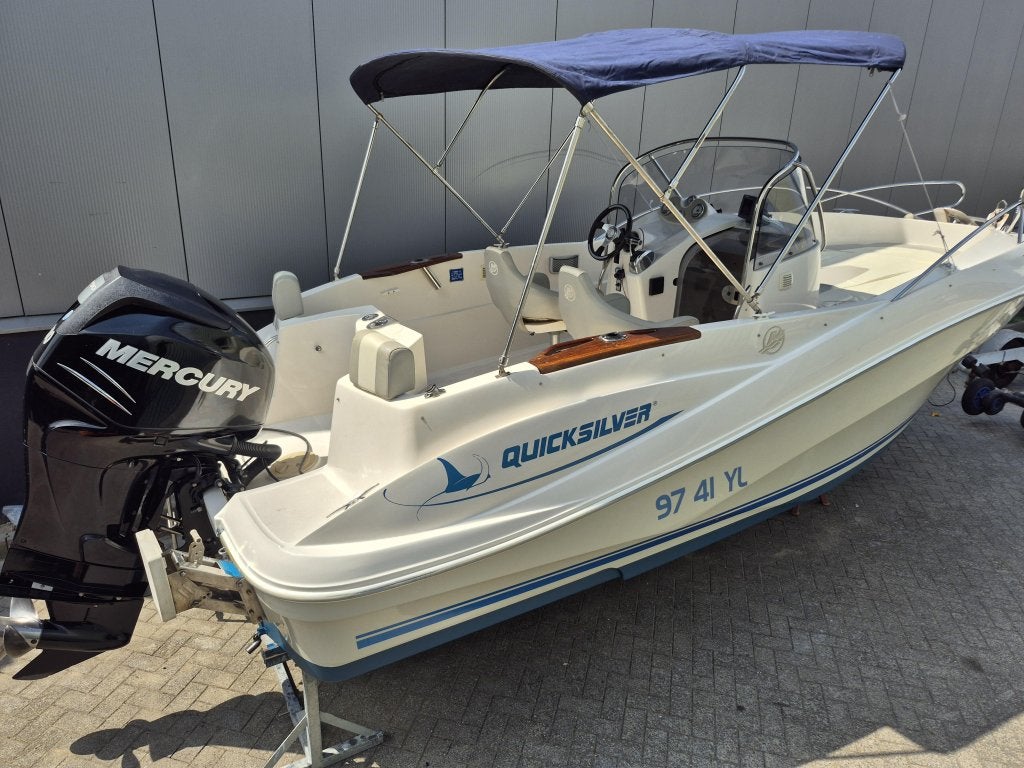 Vaarklaar Quicksilver 635 Mercury F200 Verado, Watersport en Boten, 70 pk of meer, Gebruikt, 6 m, Quicksilver