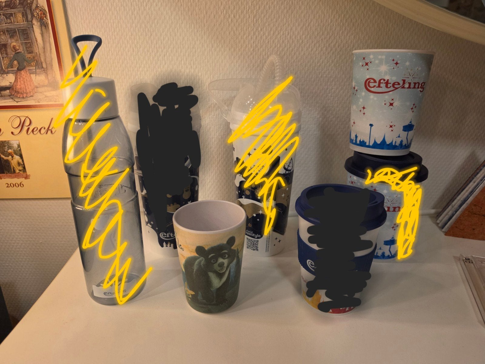 Div bekers flessen, Verzamelen, Ophalen of Verzenden