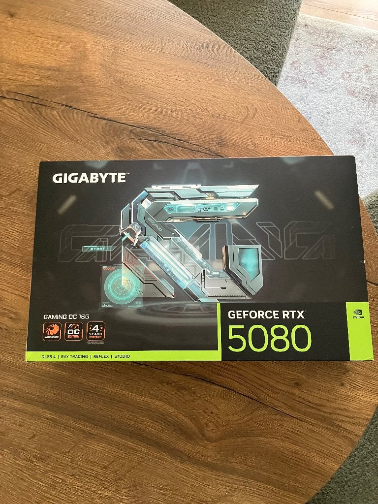 *NIEUW* NVIDIA RTX 5080 Gigabyte Gaming OC 16GB videokaart, Computers en Software, Videokaarten, GDDR6, PCI-Express 4, Nieuw, Ophalen of Verzenden