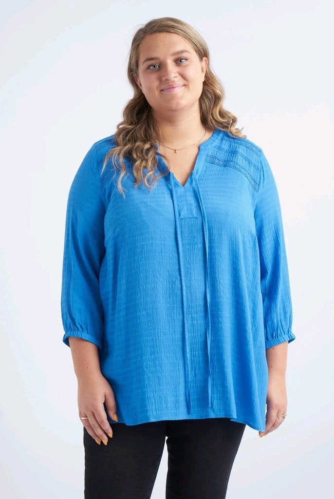 Kobalt tuniek Aki van Adia Maat 46/48, Maat 46/48 (XL) of groter, Nieuw, Ophalen of Verzenden, A