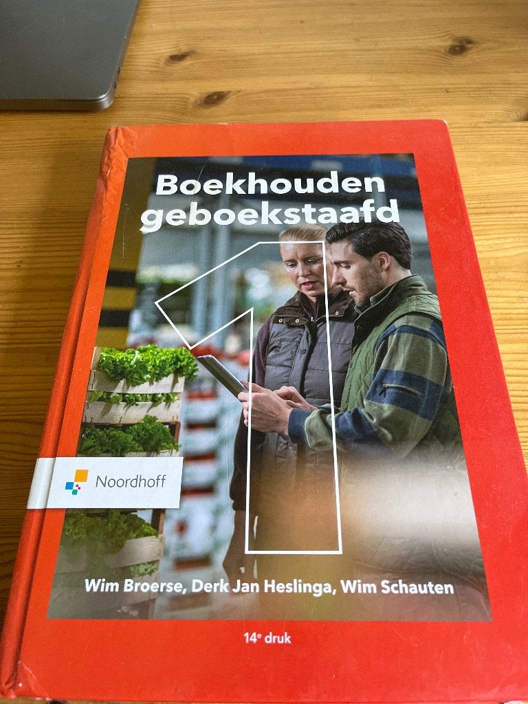Boekhouden geboekstaafd (1) 14e druk, Ophalen of Verzenden, Beta, Gelezen, HBO