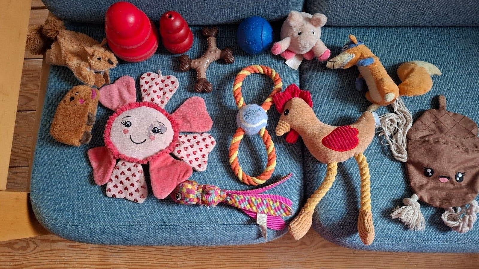 Kong,bal,bijtring,octopus,stitch,touwbal,piep,kwaak,ritsel, Dieren en Toebehoren, Hondenspeelgoed, Ophalen of Verzenden, Zo goed als nieuw