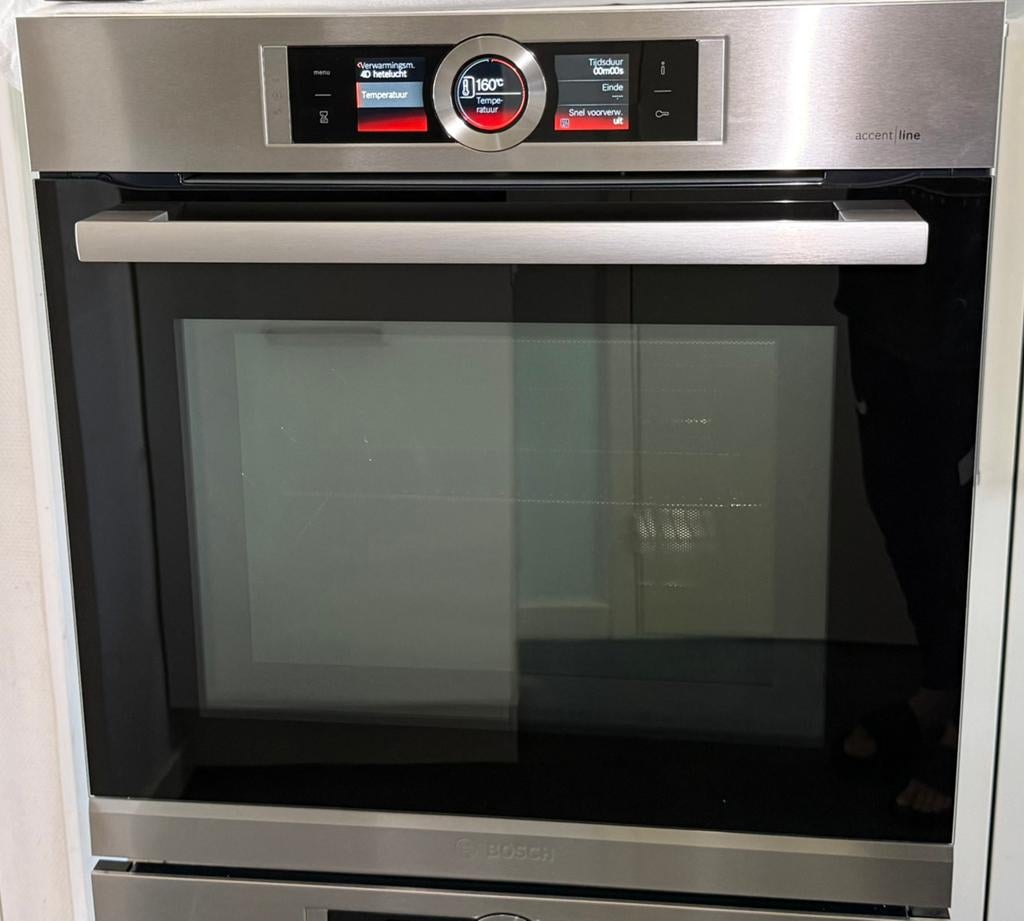 ZGAN! Luxe BOSCH inbouw Combi oven/Magnetron HMG8764S1, Combimagnetron, Crisp, Ophalen of Verzenden, Zo goed als nieuw
