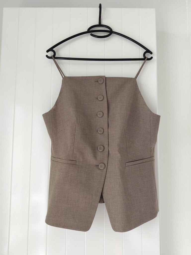 Top Mango Selection M/S, Kleding | Dames, Tops, Maat 38/40 (M), Mango, Beige, Ophalen of Verzenden