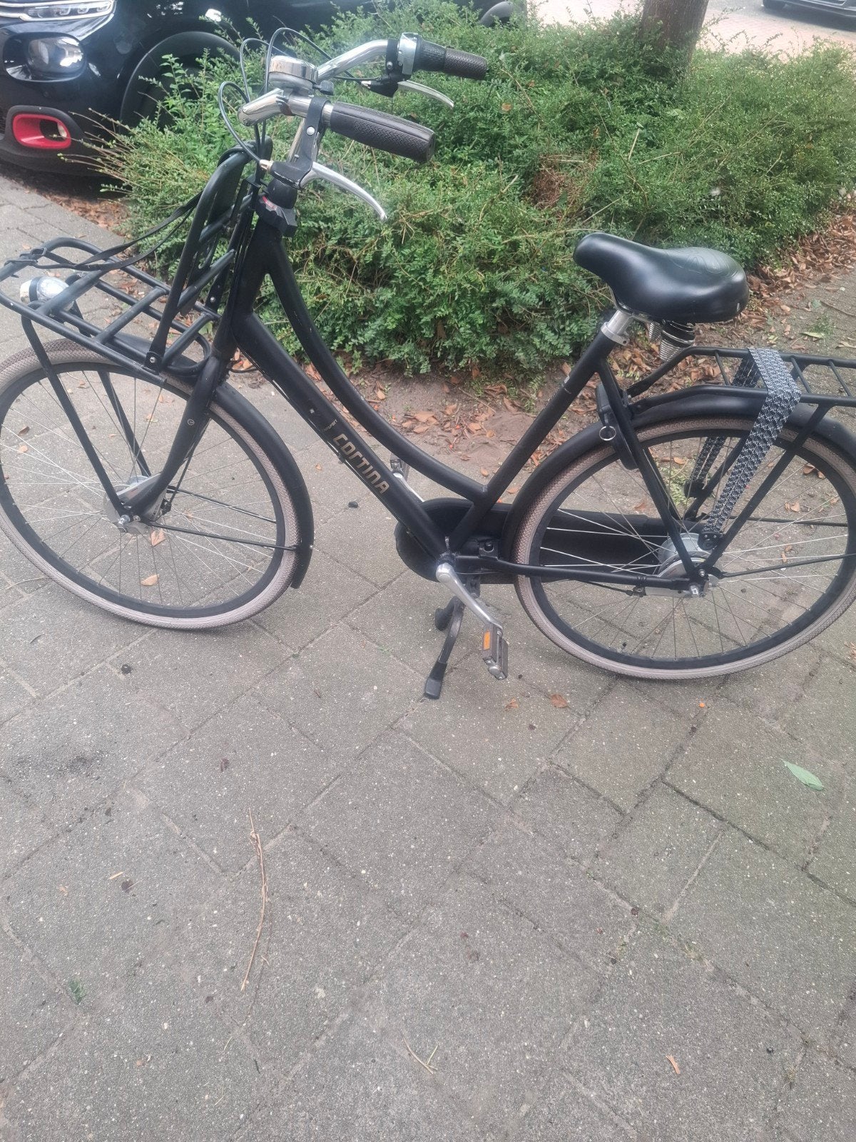 Foto 2 van Cortina U4 Transportfiets Dames - Zwart