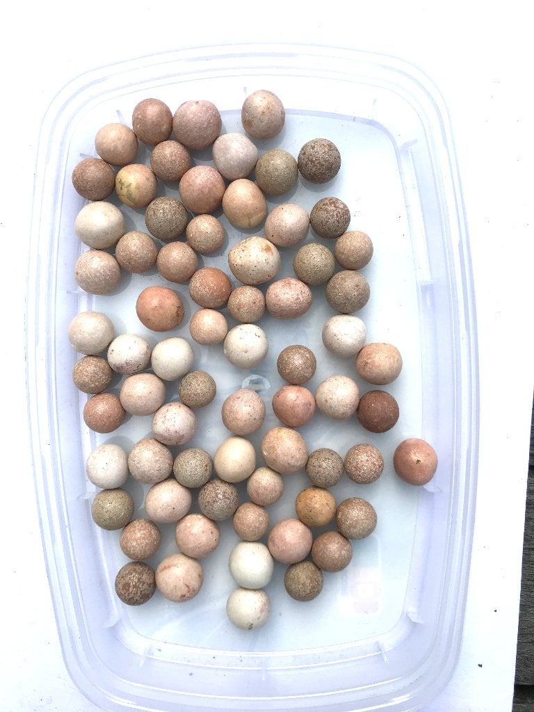antieke knikkers klei, Antiek en Kunst, Antiek | Speelgoed, Verzenden