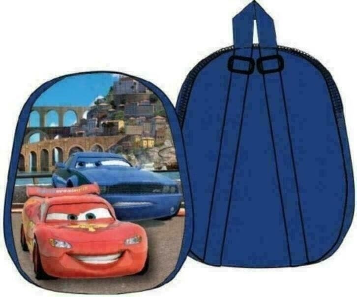 Disney Cars Rugzak - 31 cm - Blauw - Rugtas / Schooltas, Disney of Dora, 25 tot 40 cm, Nieuw, Ophalen of Verzenden