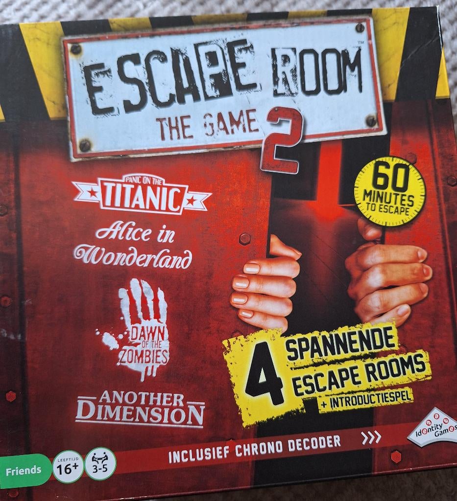 Spel Escape room the game 2, Hobby en Vrije tijd, Gezelschapsspellen | Bordspellen, Vijf spelers of meer, Ophalen of Verzenden