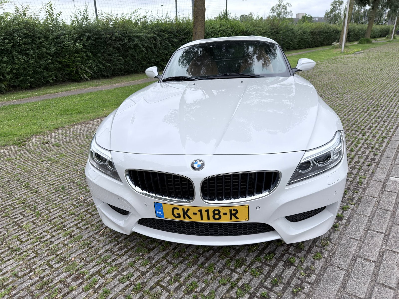 BMW Z4 Sdrive M sport 18i 156 pk Aut. 2015 Wit, Auto's, BMW, Automaat, Cabriolet, Wit, Origineel Nederlands