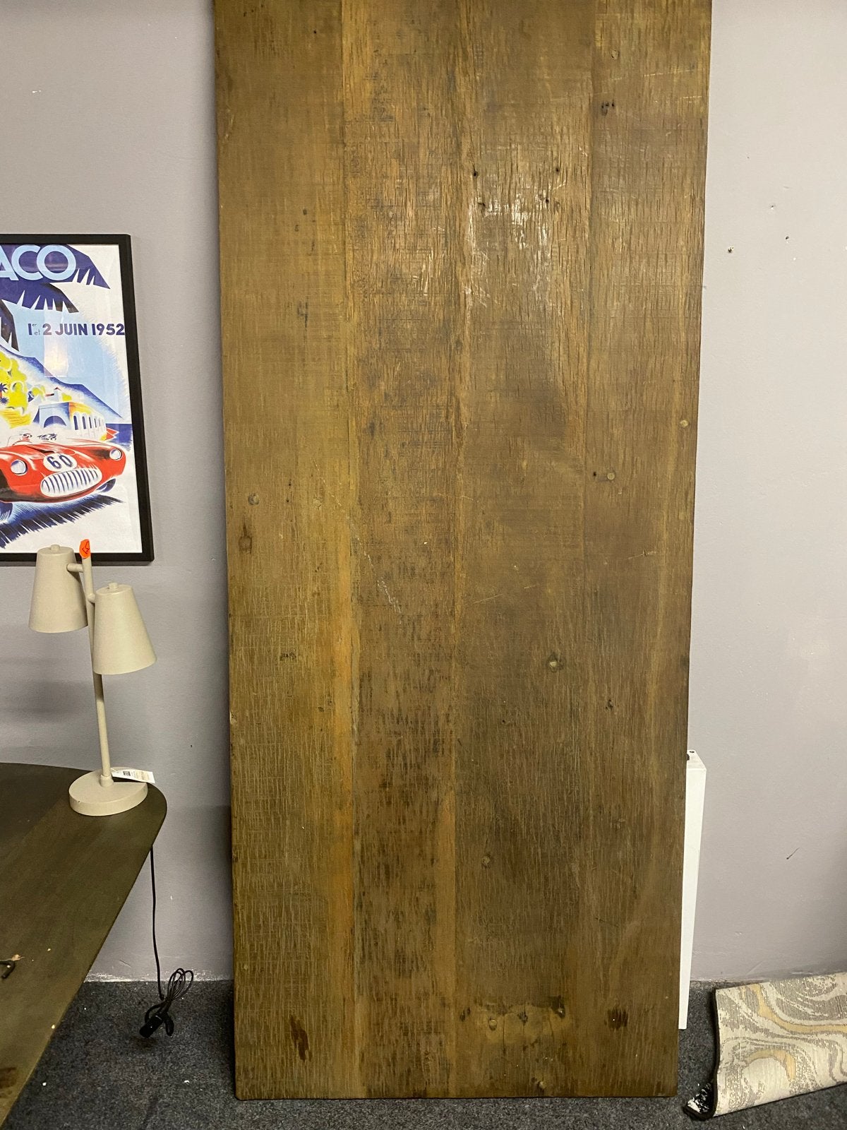 Tafelblad met geleefde uitstraling 240x100 cm, 100 tot 150 cm, Tafelblad, Rechthoekig, Overige houtsoorten