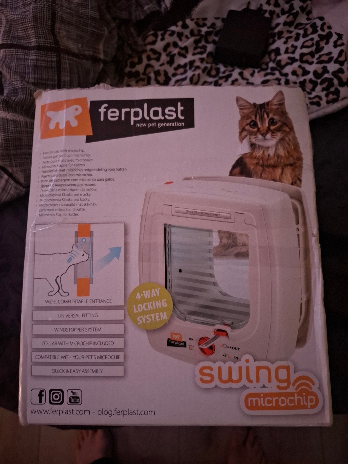 microchip kattenluik Ferplast 50€ vaste prijs!!, Dieren en Toebehoren, Ophalen, Nieuw
