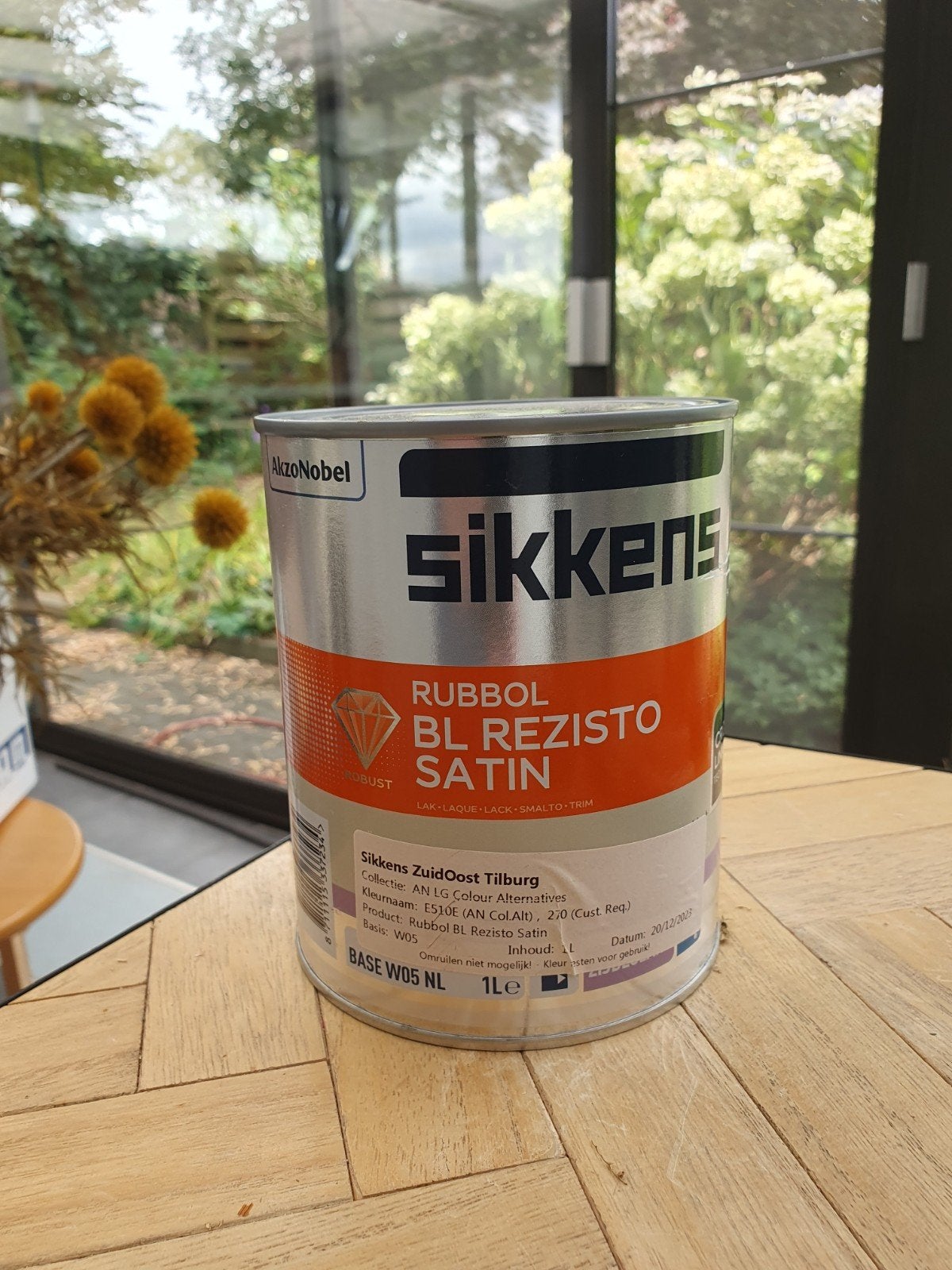 Sikkens Rubbol BL Rezisto Satin - Mat Lichtgroen (1L), Minder dan 5 liter, Ophalen of Verzenden, Nieuw, Lak