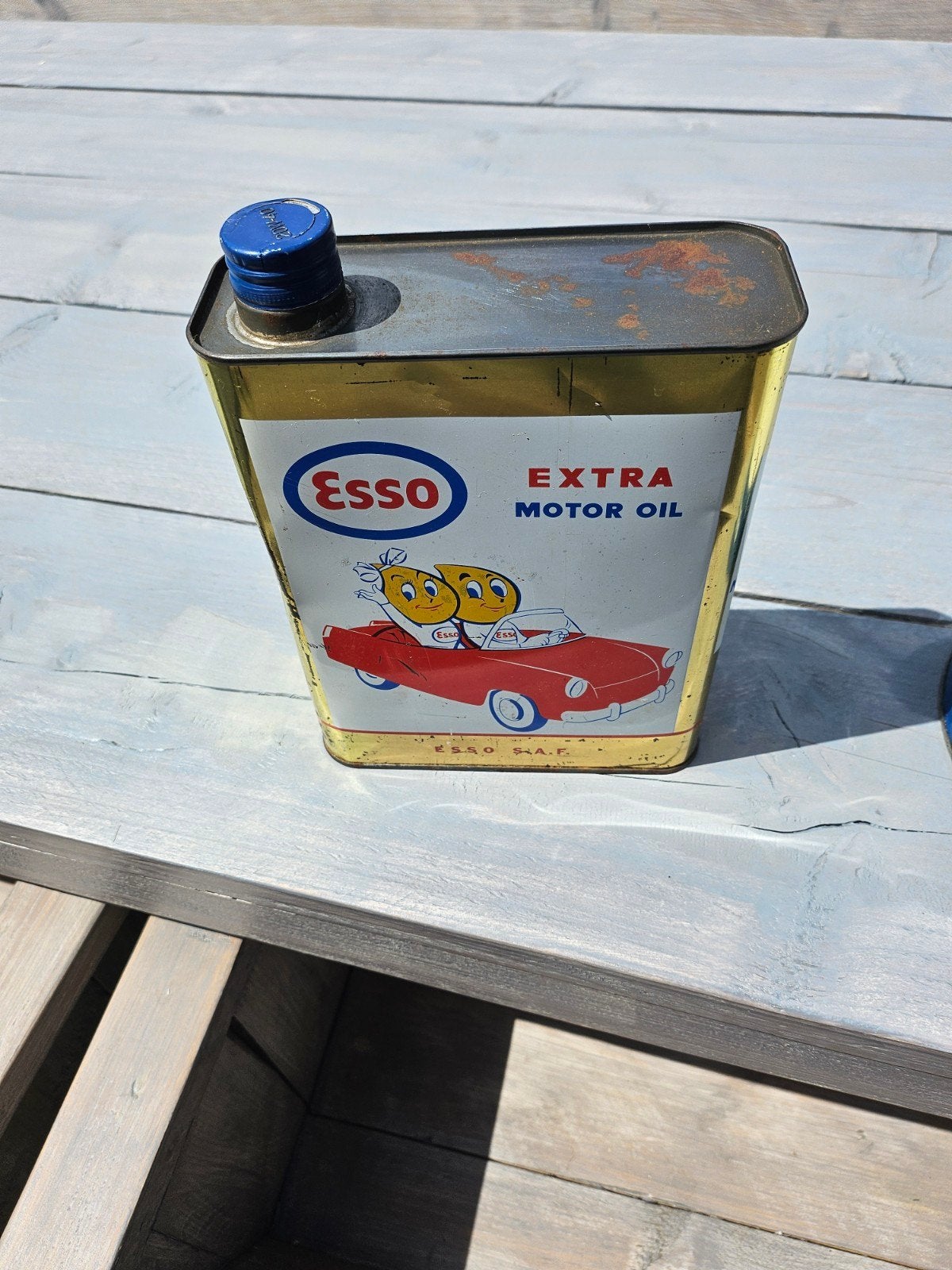 Mooi Esso olie blik, Verzamelen, Ophalen, Gebruikt, Overige