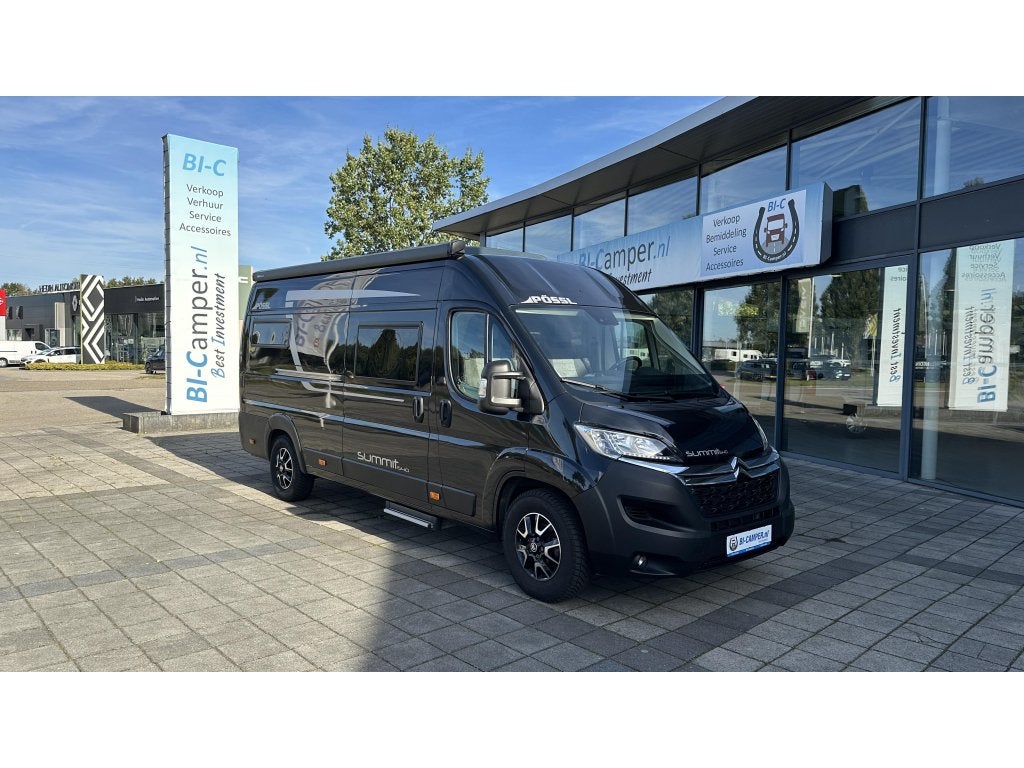 Pössl Summit 640 H-Line-Tr.haak-NAVI-CAM, Chemisch toilet, Buscamper of Camperbus, Ringverwarming, Pössl