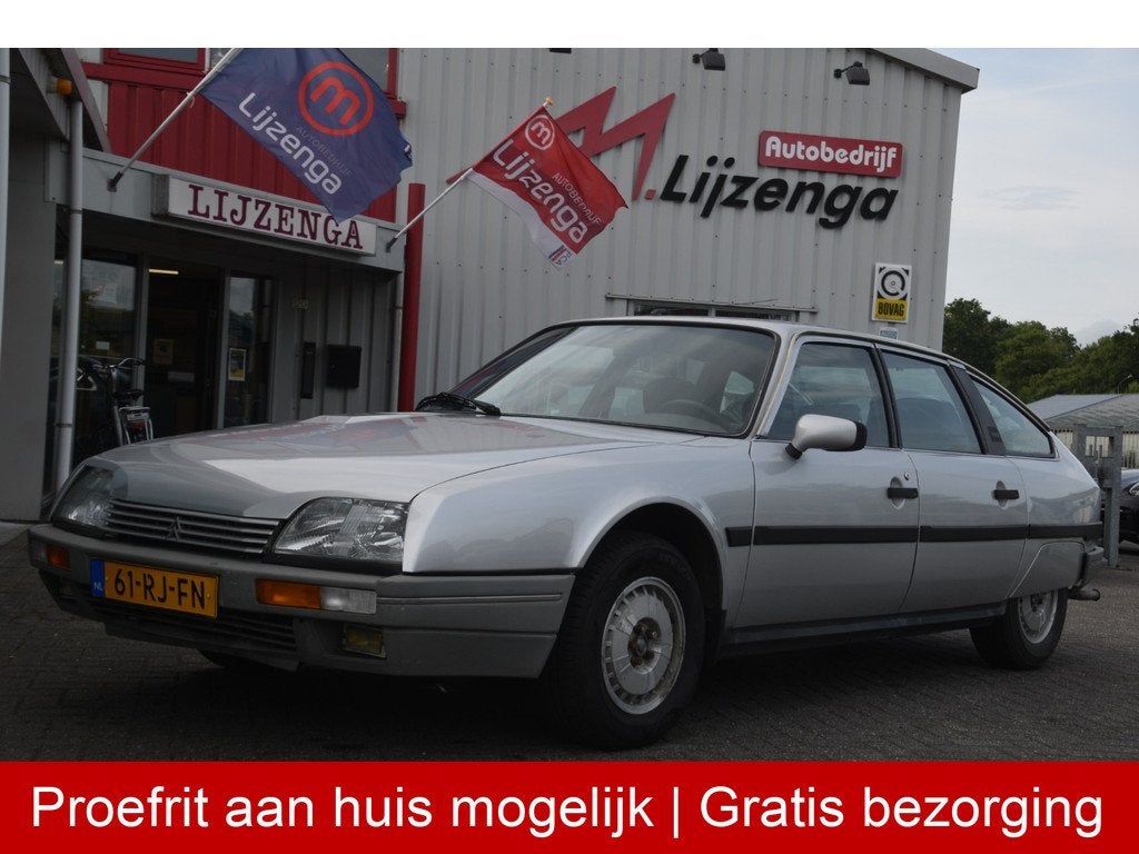 Citroën CX 2.2 TRS (bj 1987), Auto's, Oldtimers, Voorwielaandrijving, Stof, Citroën, Grijs