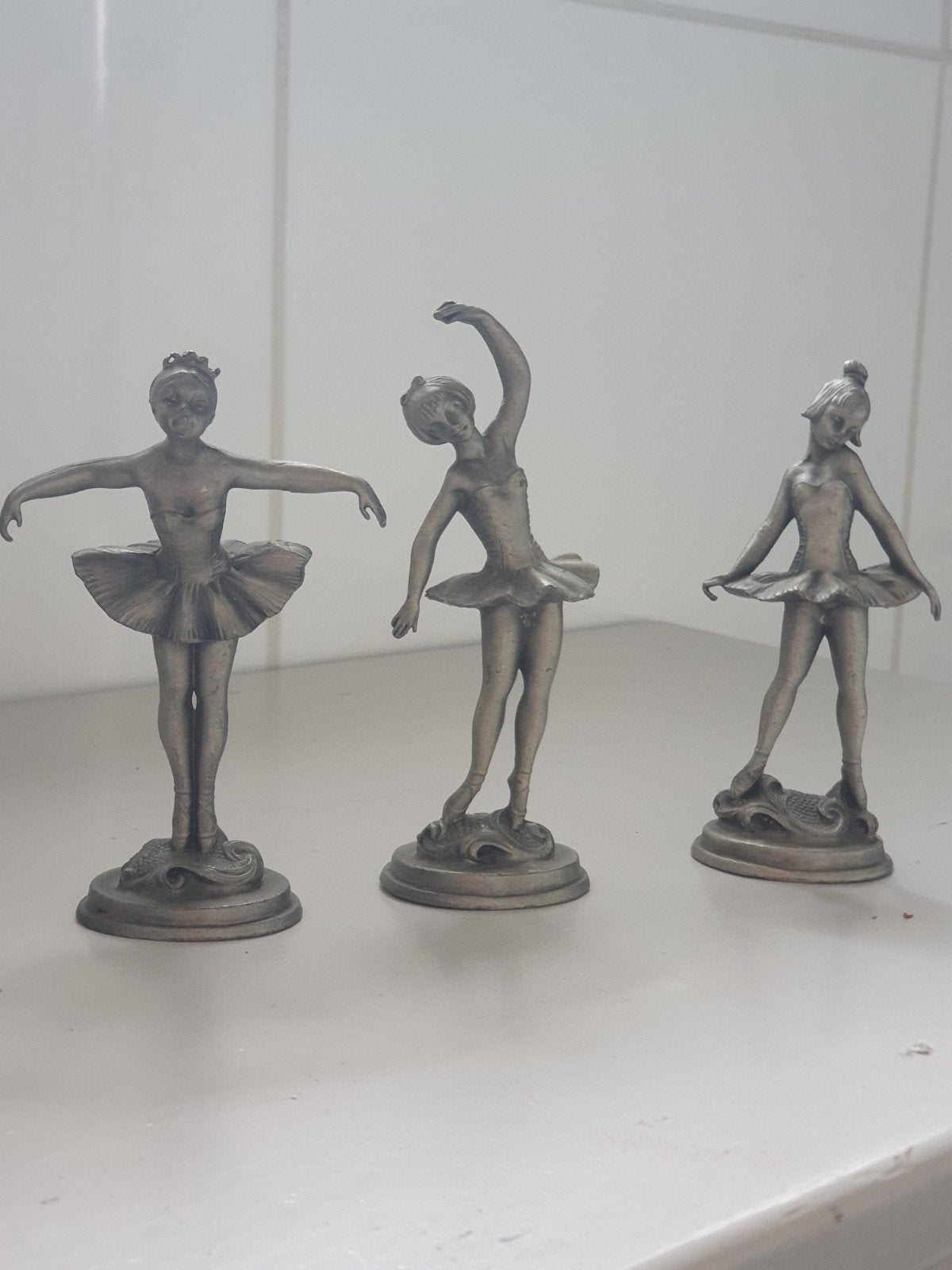 3 bronzen ballerina's., Ophalen of Verzenden