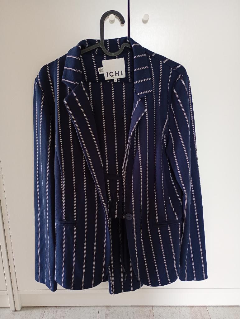 Ichi dames broekpak M, Kleding | Dames, Jasjes, Kostuums en Pakken, Maat 38/40 (M), Kostuum of Pak, Blauw, Nieuw