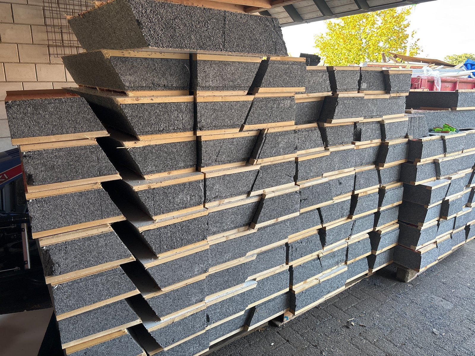 Reststukken dakplaten - Isolatieplaten, Dakplaat of Dakpanplaat, Overige materialen, Ophalen of Verzenden, Zo goed als nieuw