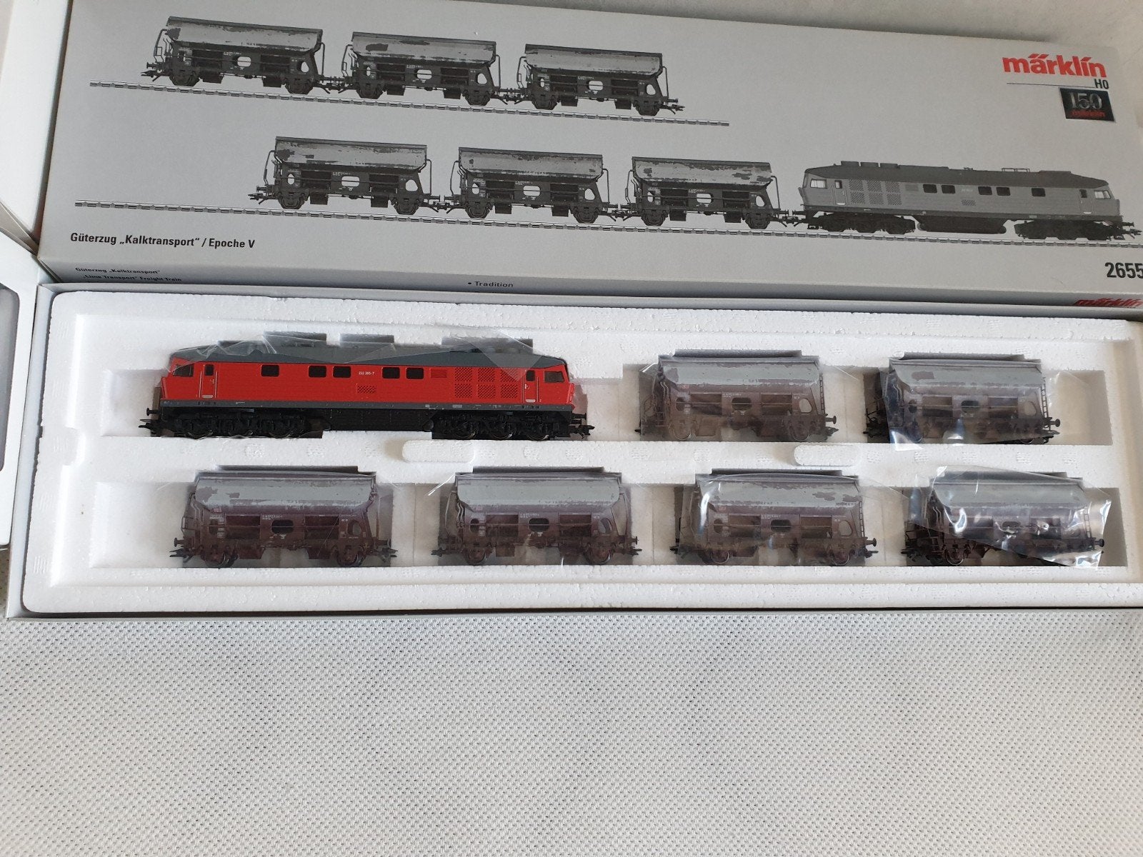 Märklin 26551 ESU  sound digitaal ludmilla met 12 wagons ovp, Wisselstroom, Treinset, Nieuw, Ophalen of Verzenden