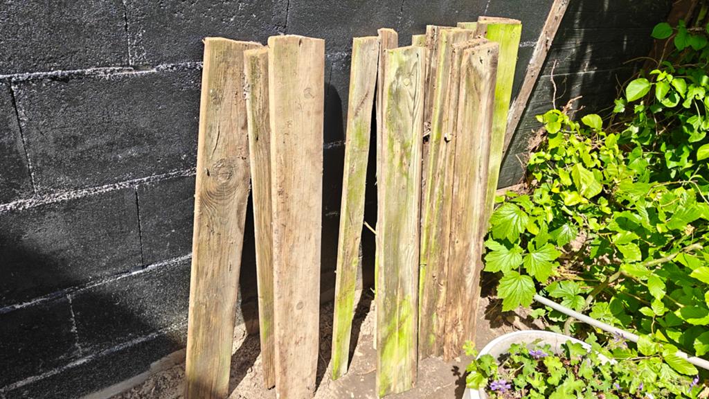 Planken voor vuurkorf of klusje, Tuin en Terras, Terrasdelen en Vlonders, Ophalen of Verzenden, Hout